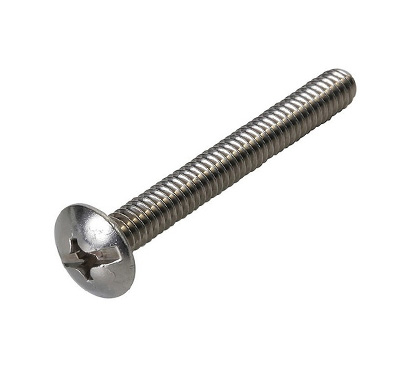 Tornillo Estufa Hierro Cabeza Redonda Zincado
