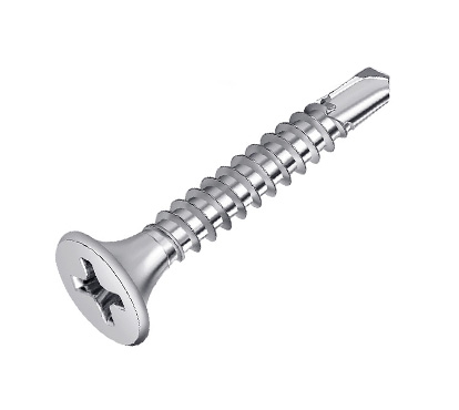 Tornillo Lamina C Plana Philip P Broca Con Nervadura Zincado